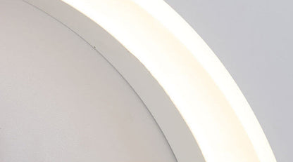 Rynx | Lumoshelf LED Wall Light | Solid Wood with Shelf | Round Wall Lamp | Warm & White Light