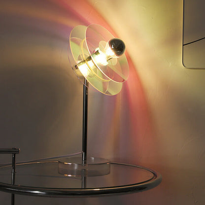 Rynx | AstroVibe Modern Acrylic Table Lamp | Space-Saucer Design | Unique | Mood Light | Home Decor