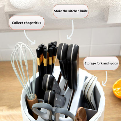 Rynx | Easy Storage Cylinder Kitchen Silverware Holder