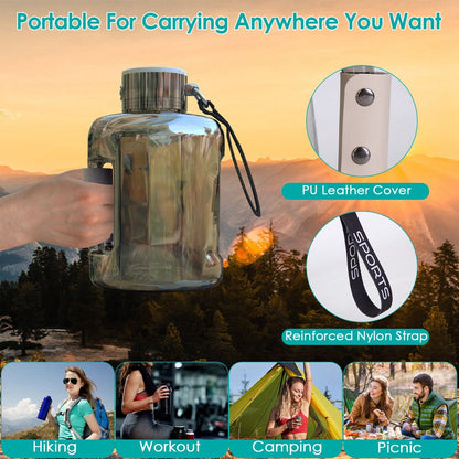 Rynx | 1.5L Large Capacity Portable Rechargeable Hydrogen Water Bottle 6 Min. Quick Electrolysis