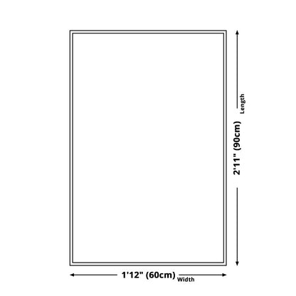 Rynx | Stylish Geometric Pattern Rug Grey Novelty Rug Polyester Washable Anti-Slip Backing Area Rug for Bedroom