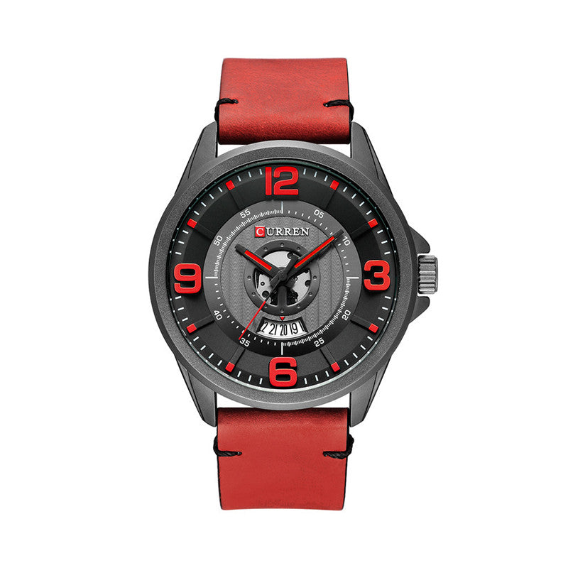 Rynx | Men's sports casual belt points watch in stainless steel
