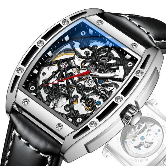 Rynx | Men's Skeleton Automatic Mechanical Watch