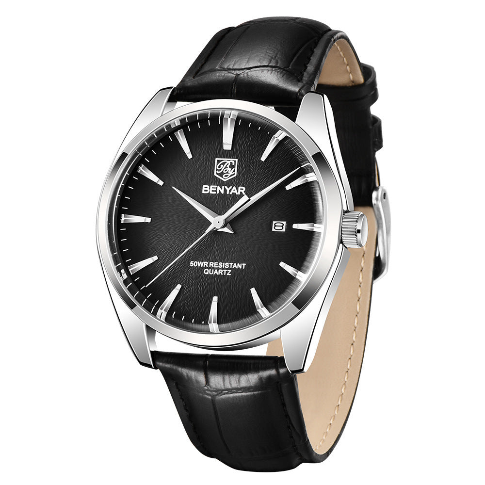 Rynx | Quartz Simple Tide Water-Resistant Business Leather Watch