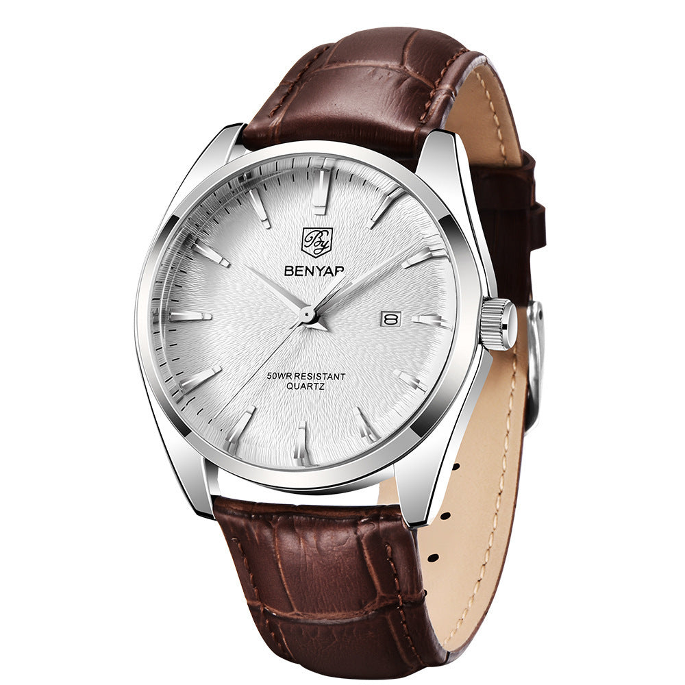 Rynx | Quartz Simple Tide Water-Resistant Business Leather Watch