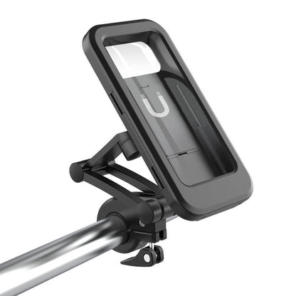 Rynx | Bicycle Motorcycle Waterproof Mobile Phone Holder Waterproof Mobile Phone Case Foldable Mobile Phone Navigation Holder Rainproof Bag