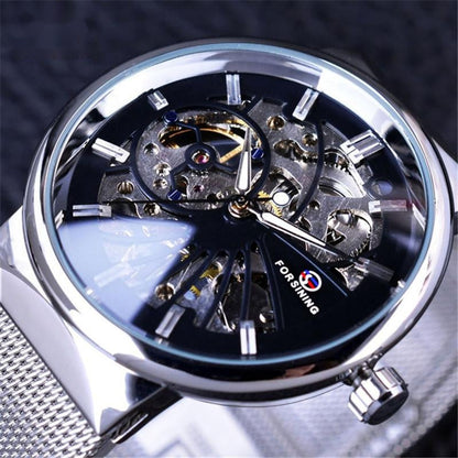 Rynx | Woven Mesh Belt Waterproof Manual Mechanical Watch