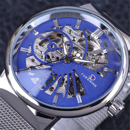 Rynx | Woven Mesh Belt Waterproof Manual Mechanical Watch