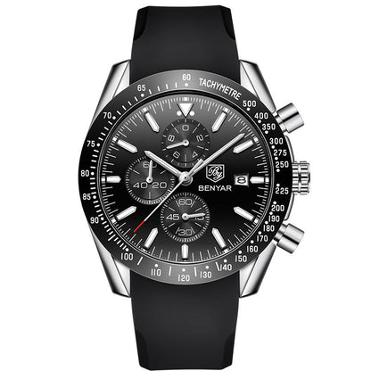 Rynx | Binya Popular Men's Quartz Watch Multifunctional Waterproof Sports Fashion Men's Watch