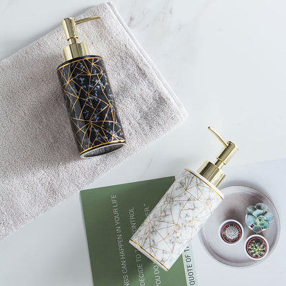 Rynx | Ceramic Lotion and Shampoo Bottle Set