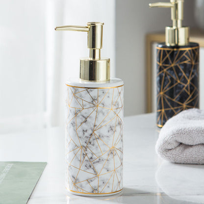 Rynx | Ceramic Lotion and Shampoo Bottle Set