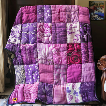 Rynx | Purple Patchwork Blanket