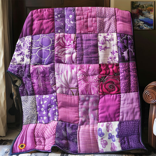Rynx | Purple Patchwork Blanket