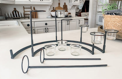 Rynx | Tiered tealight holder stand, set of 2