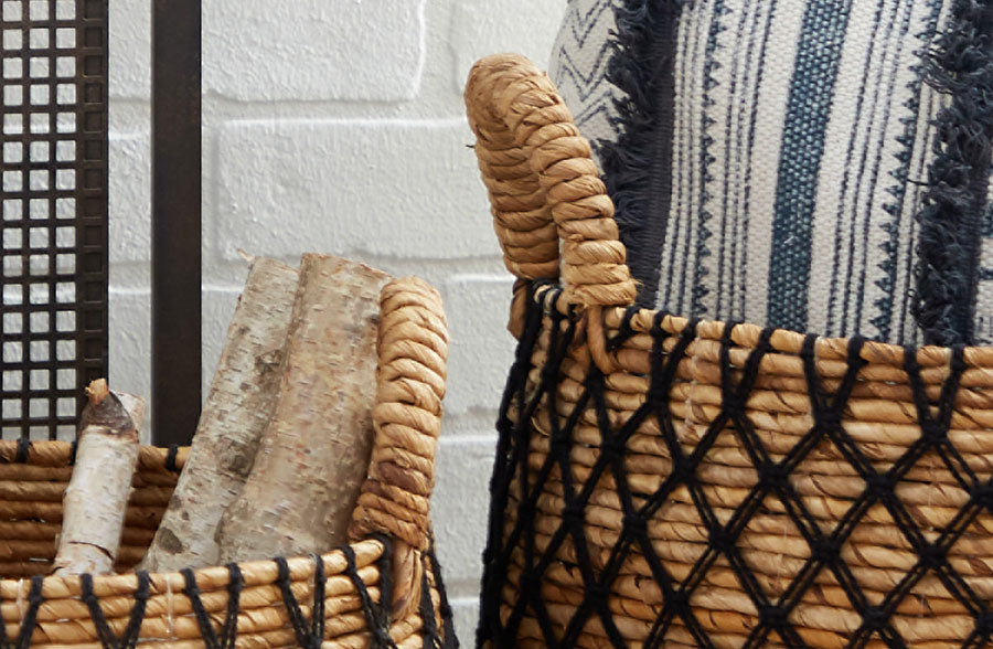Rynx | Banana leaf willow basket, set of 2