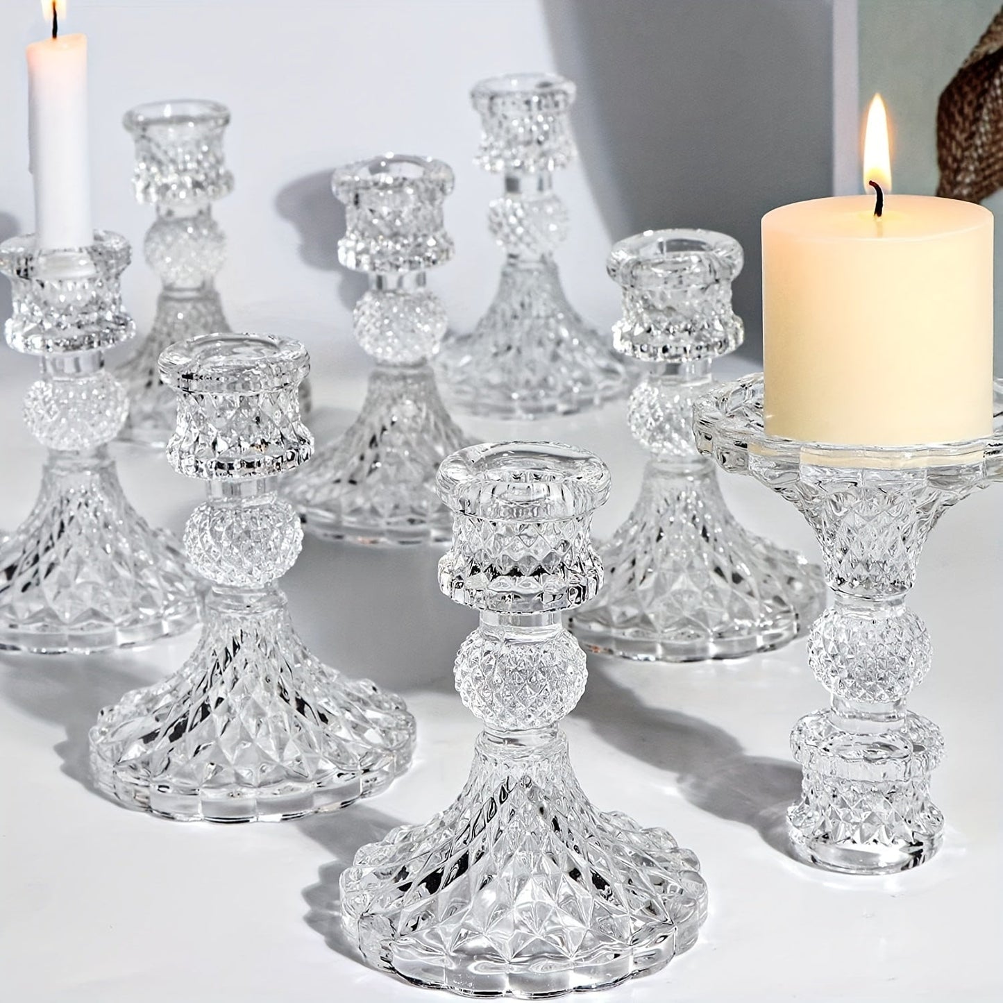 Rynx | Pink Crystal Chandeliers - Romantic Decoration for Christmas and Holidays