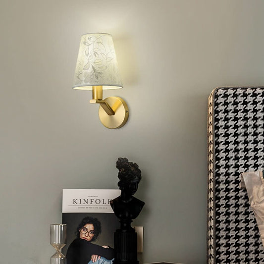 Rynx | Light Bloom - Modern Fabrics Dome Wall Lamp