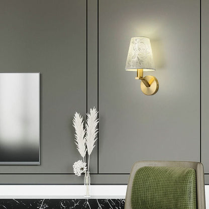 Rynx | Light Bloom - Modern Fabrics Dome Wall Lamp