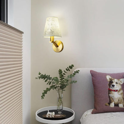 Rynx | Light Bloom - Modern Fabrics Dome Wall Lamp