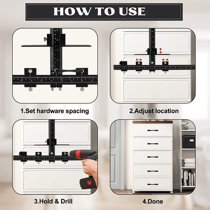 Rynx | Drill Instructions simple and precise installation