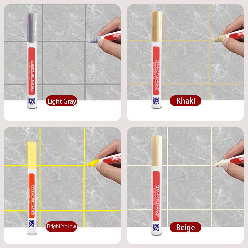 RYNX | Pousbo Anti-Mold And Water-Resistant Grout Marker For Ceramic Tiles