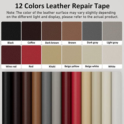 Rynx | Versatile Self-Adhesive Leather-Look Repair Kit (4x61in) - Easy, Durable Fix for Furniture, Car Seats, and Apparel