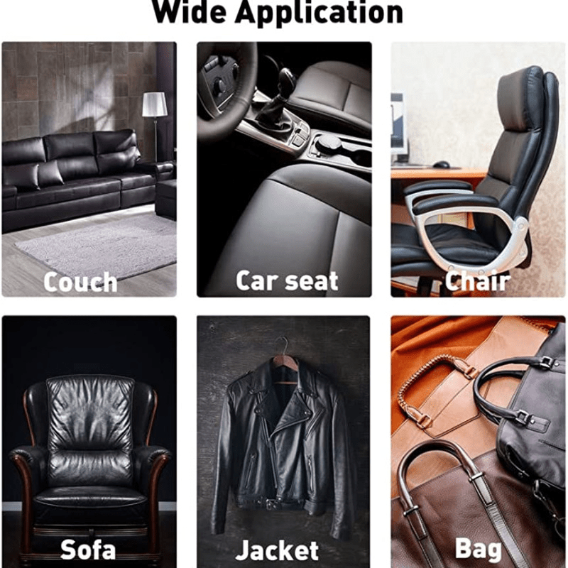 Rynx | Versatile Self-Adhesive Leather-Look Repair Kit (4x61in) - Easy, Durable Fix for Furniture, Car Seats, and Apparel