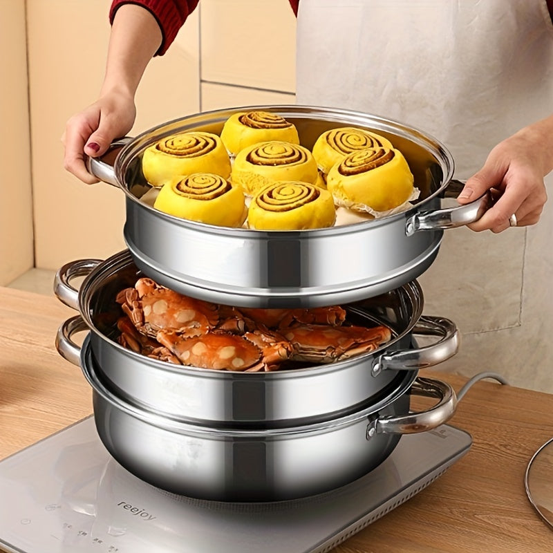 Rynx | SteamMaster 3-level steamer for the efficient preparation of multiple meals