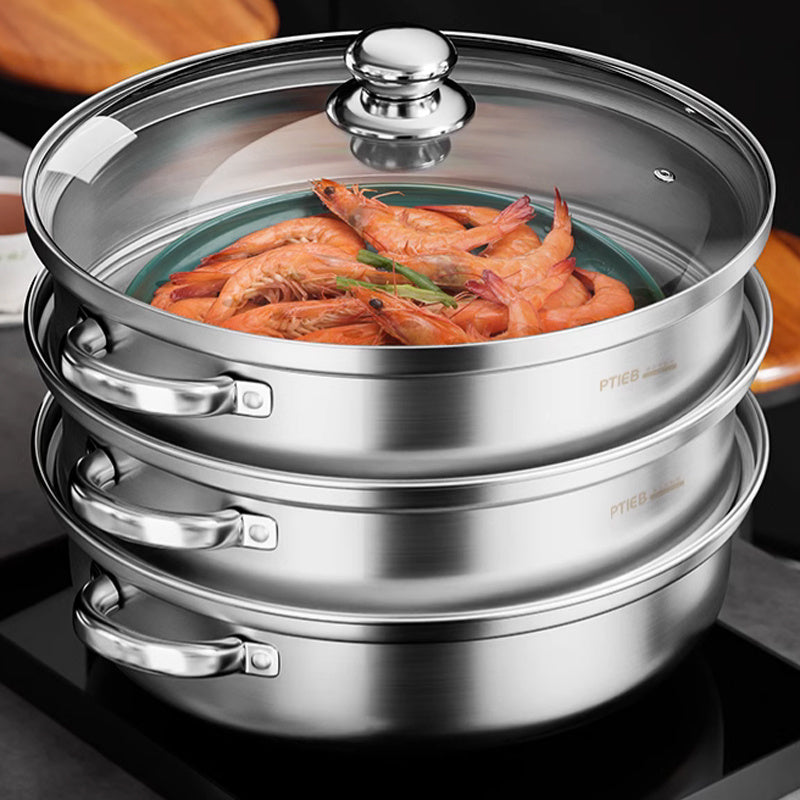Rynx | SteamMaster 3-level steamer for the efficient preparation of multiple meals