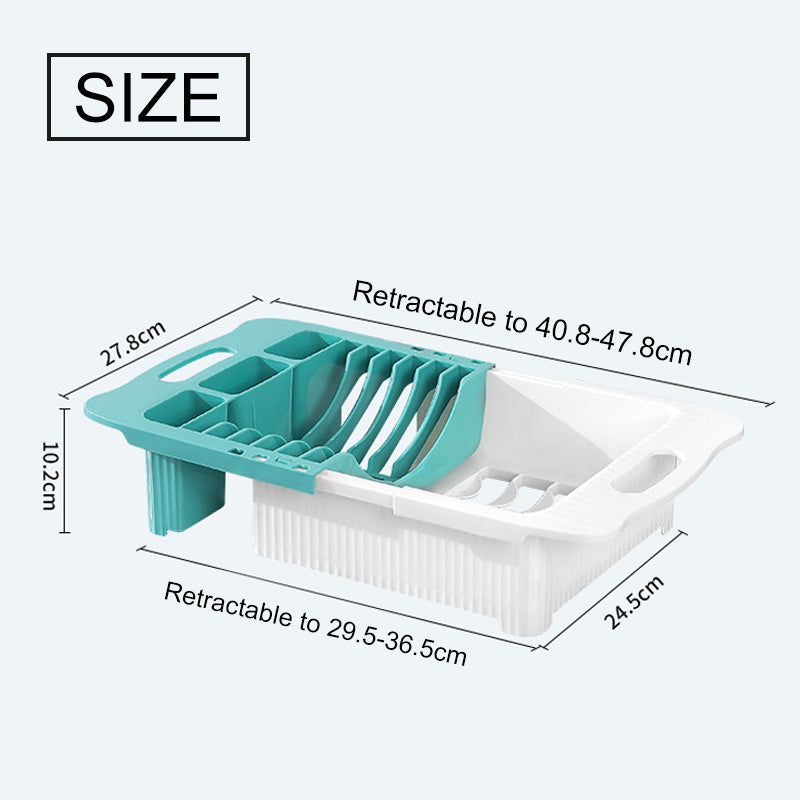 Rynx | Efficient Kitchen Retractable Dish Drain Rack