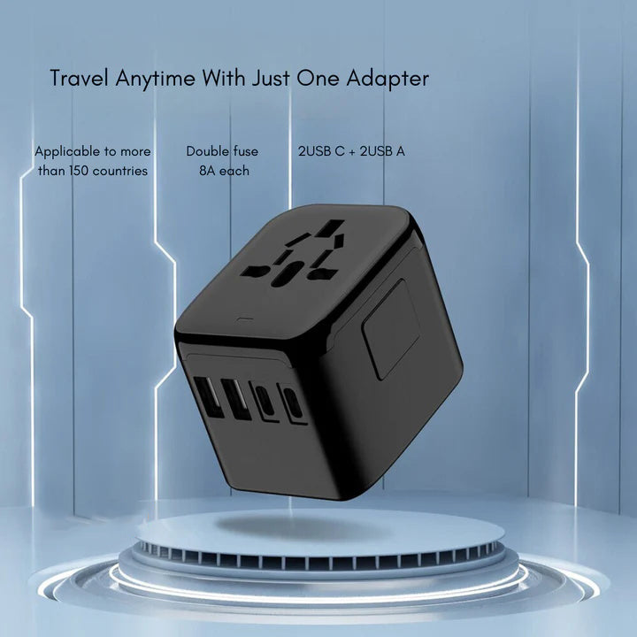 RYNX | Universal 100V-220V Smart Travel Adapter Voltage Converter.