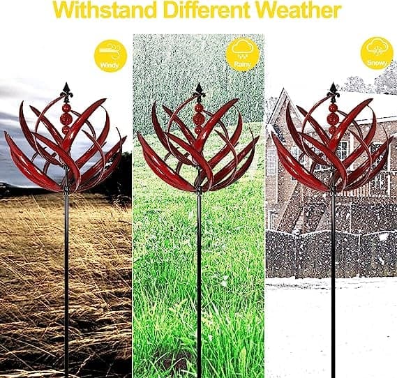 RYNX | Modern Garden Wind Spinner for Outdoors