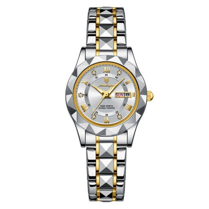 Rynx | Waterproof women's luminous dual calendar watch