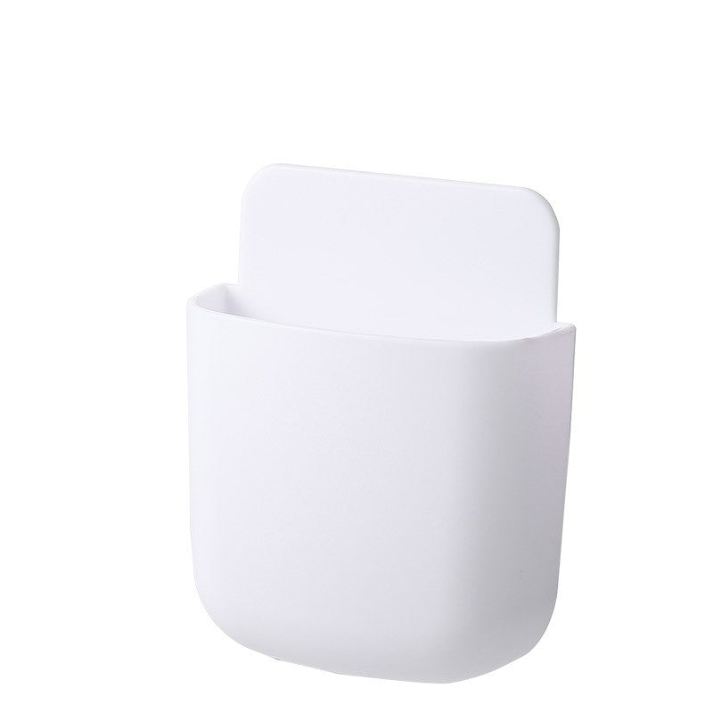 Rynx | Wall-mounted Storage Box – Plastic Self-adhesive Storage Box for Remote Control, Mobile and More