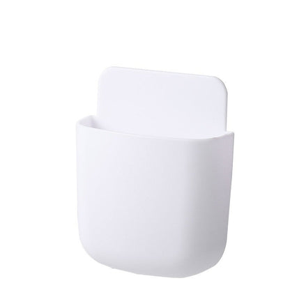 Rynx | Wall-mounted Storage Box – Plastic Self-adhesive Storage Box for Remote Control, Mobile and More