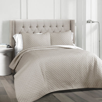 Rynx | Ava Diamond Plus Size Cotton Quilt Set