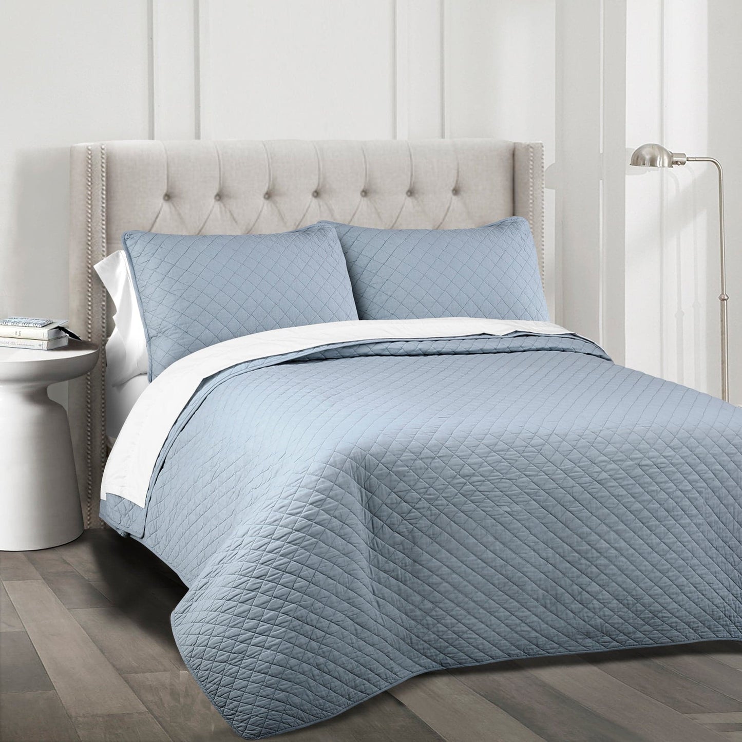 Rynx | Ava Diamond Plus Size Cotton Quilt Set