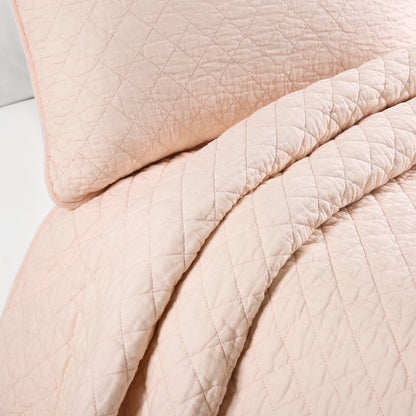 Rynx | Ava Diamond Plus Size Cotton Quilt Set