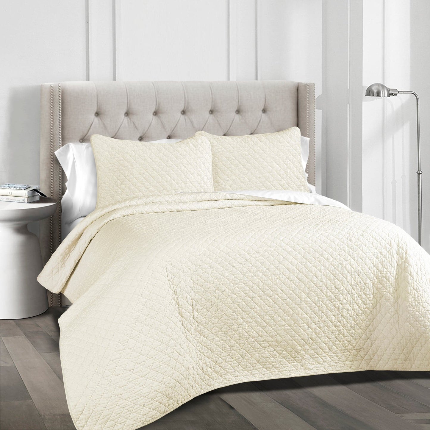 Rynx | Ava Diamond Plus Size Cotton Quilt Set