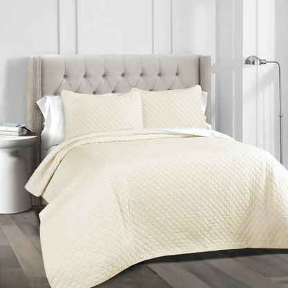 Rynx | Ava Diamond Plus Size Cotton Quilt Set