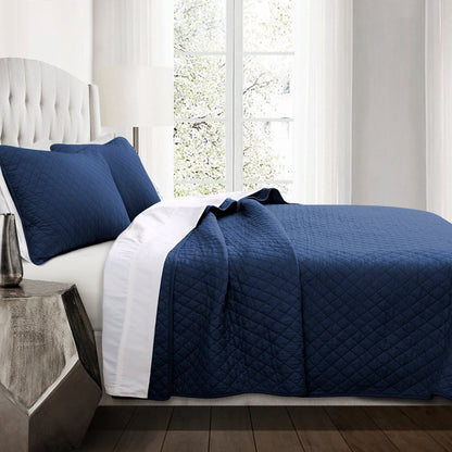 Rynx | Ava Diamond Plus Size Cotton Quilt Set