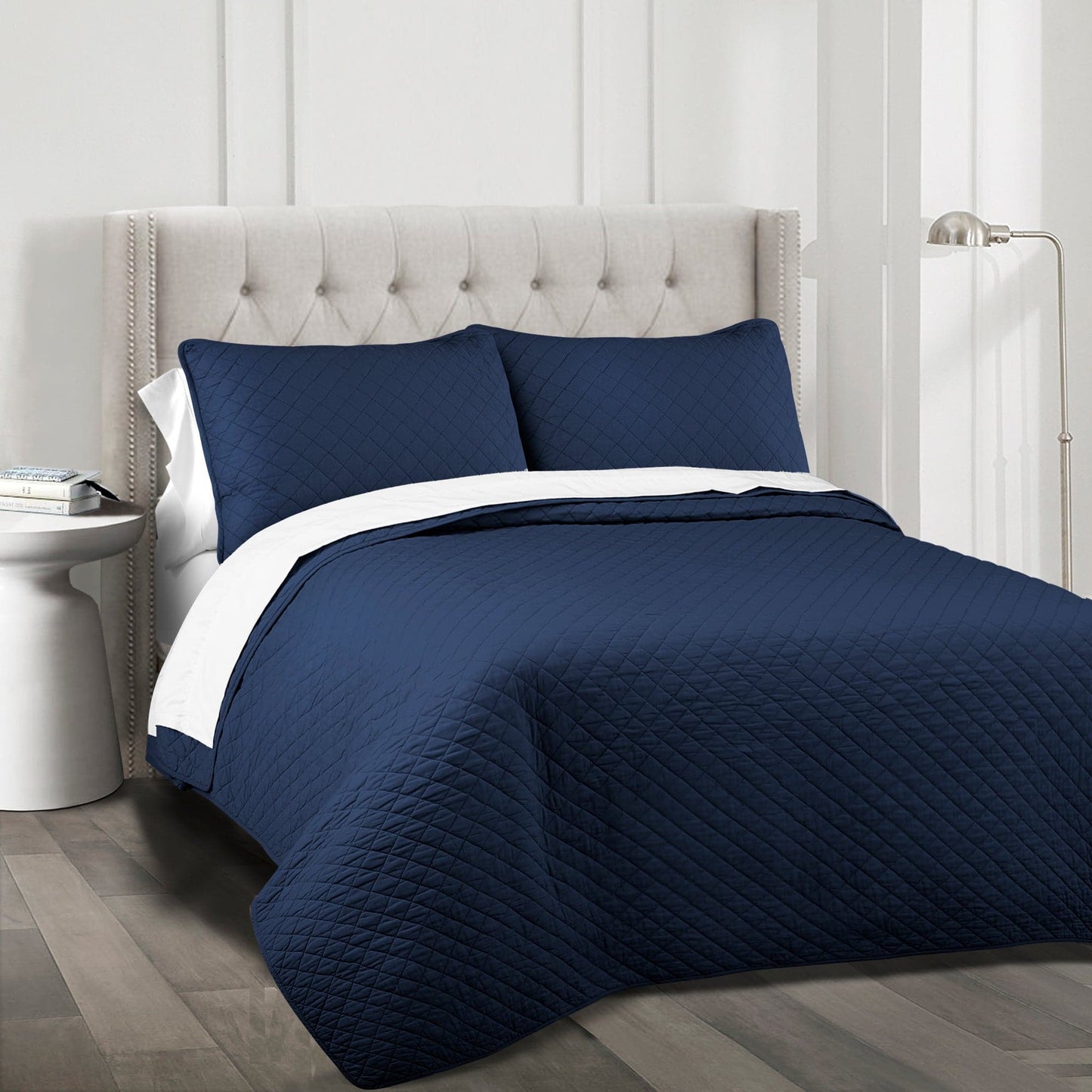 Rynx | Ava Diamond Plus Size Cotton Quilt Set