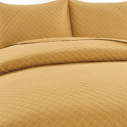 Rynx | Ava Diamond Plus Size Cotton Quilt Set