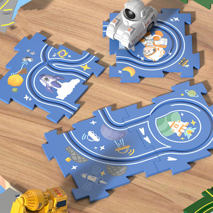 Rynx | Puzzle toy for children with rail vehicles