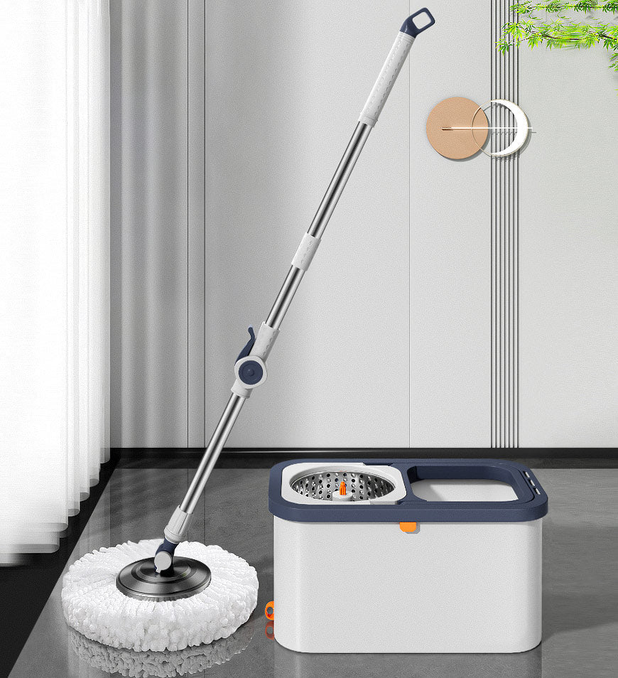 RYNX | Spin Mop And Double Bucket Set With 3 Refill Packs F236