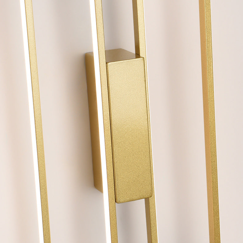 Rynx | Lineva LED Wall Light | Minimalist Rectangle Design | Silicone & Iron | Living Room Lighting