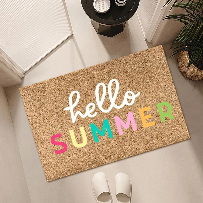 Rynx | Welcome Decorative Doormat, Non-Slip Mats for the Entrance Area