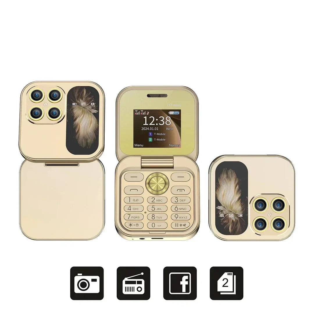RYNX | 2024 New Mini Flip Phone