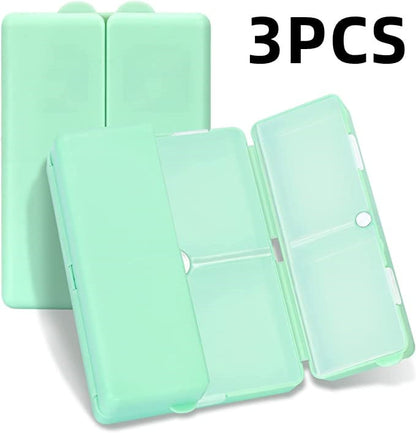 Rynx | Daily Pill Organizer – Portable 7-Compartment Box with Secure Magnetic Closure (3 Pieces)