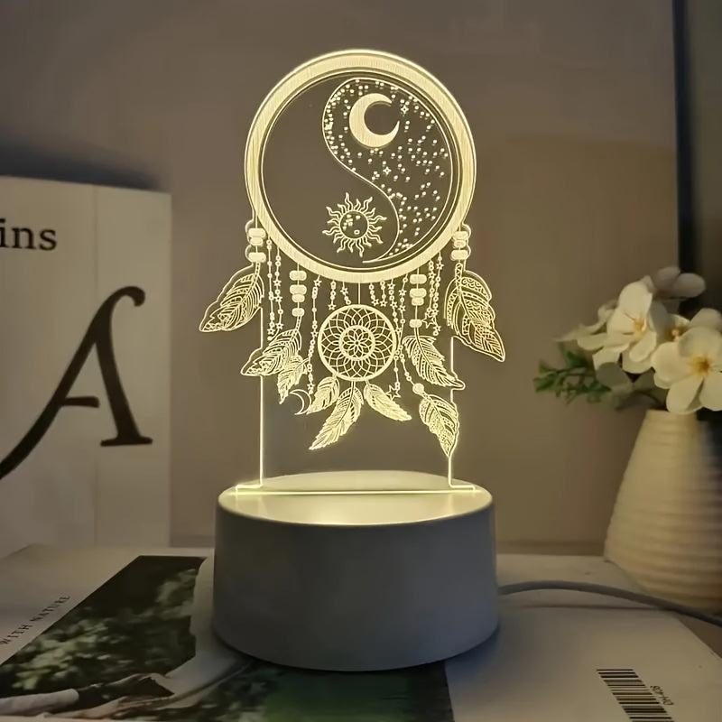 Rynx | DreamLight - 3D Dreamcatcher LED Table Lamp